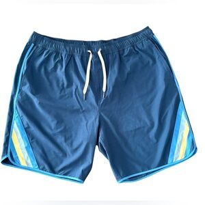 Fair Harbor Men’s Swim Trunks Blue XXL NWOT
